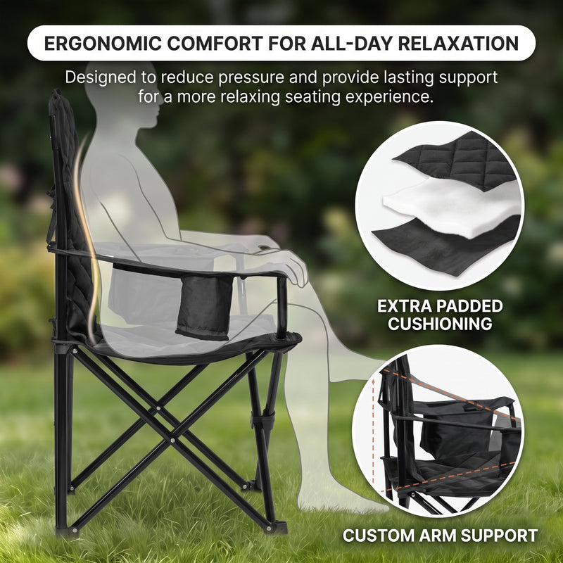 Portable 2-Person Hammock with Steel Stand – Heavy Duty Outdoor & Indoor Relaxation Swing - 5