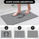 STONE BATH MAT – QUICK-DRY DIATOMACEOUS EARTH SHOWER MAT - 5