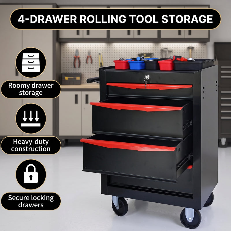 Portable Metal Tool Box Organizer – Compact & Large Options - 5