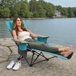 Premium Reclining Outdoor Camping Chair – Adjustable Comfort Seat - 5