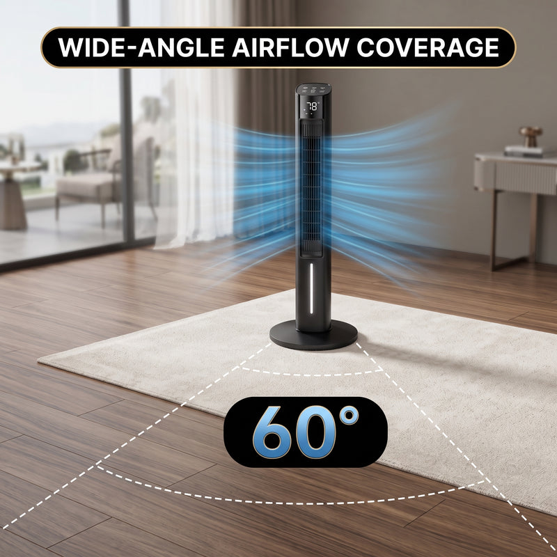 3-in-1 Evaporative Air Cooler Tower Fan with Remote Control - 5