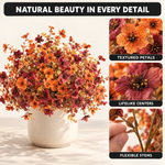ARTIFICIAL FLOWERS FOR OUTDOORS – UV-RESISTANT FALL MIX - 5