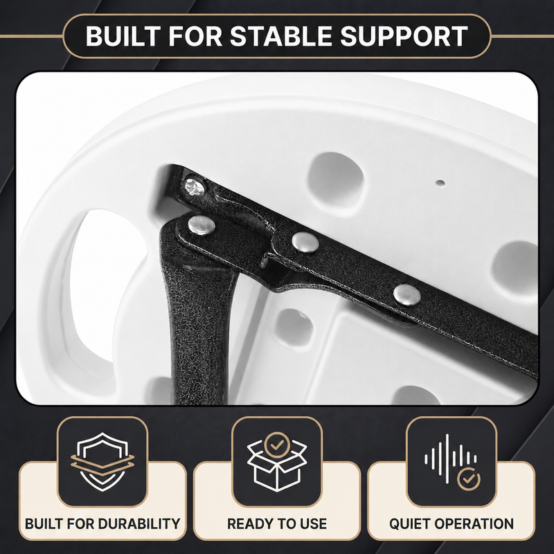 Foldable Table & Step Stool – Heavy-Duty, Portable, Adjustable Height, Indoor/Outdoor Use - 5