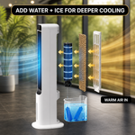 3-in-1 Evaporative Air Cooler Tower Fan with Remote Control - 5