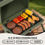 PORTABLE TABLETOP BBQ GRILL – CHARCOAL OUTDOOR GRILLS FOR CAMPING, PATIO, BEACH & BACKYARD - 5