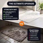 STONE BATH MAT – QUICK-DRY DIATOMACEOUS EARTH SHOWER MAT - 5