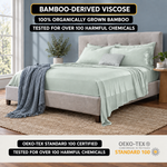 Bamboo Cooling Sheets – 300TC Viscose Sateen Sheet Set - 5