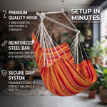 Premium Cotton Hanging Hammock Chair for Indoor & Outdoor Relaxation - 5