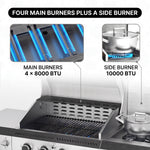 Grate for Outdoor Backyard BBQ Cooking - 5