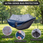 Camping Hammock with Mosquito Net – 1-2 Person, Nylon - 5
