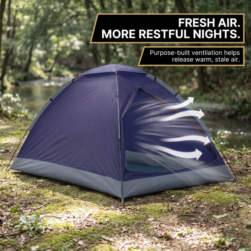 2-4 PERSON LIGHTWEIGHT BACKPACKING DOME CAMPING TENTS - 5
