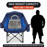 Oversized Camping Chairs 2 Pack – Extra-Large Folding Outdoor Chairs, Padded - 5