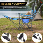 Premium Reclining Outdoor Camping Chair – Adjustable Comfort Seat - 5