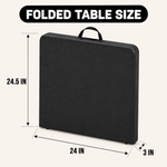 Foldable Table & Step Stool – Heavy-Duty, Portable, Adjustable Height, Indoor/Outdoor Use - 5