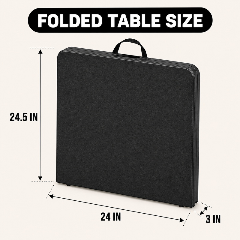 Foldable Table & Step Stool – Heavy-Duty, Portable, Adjustable Height, Indoor/Outdoor Use - 5