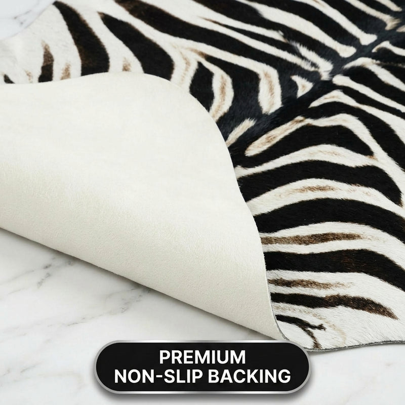 Faux Cowhide Rug – Animal Print Area Rug for Living Room, Bedroom & Office - 5