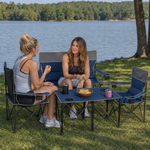 Outdoor 4-Piece Folding Chair and Table Set – Perfect for Camping and Picnics - 5