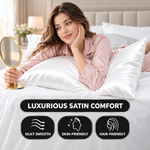 Pillowcases, Set of 2 – Viscose from Bamboo or Polyester Satin - 5