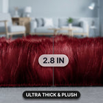 Plush Faux Fur Sheepskin Rug – Soft & Cozy Area Runner - 5