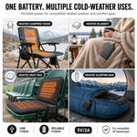 Portable Adjustable Hunting Chair with Swivel & Heated - 5