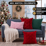 Christmas Pillow Covers 18x18 – Decorative Set of 2 - 5