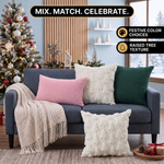 Christmas Pillow Covers 18x18 – Decorative Set of 2 - 5