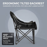 Heated & Standard Oversized Folding Camping Chair - 5