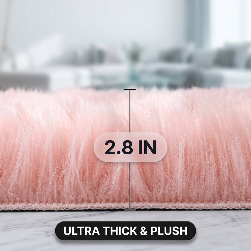 Plush Faux Fur Sheepskin Rug – Soft & Cozy Area Runner - 5