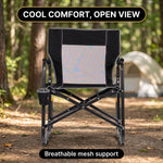 ROCKING CAMPING CHAIR – FOLD-FLAT CHAIR WITH CUP HOLDER - 5