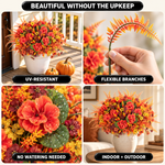 ARTIFICIAL FLOWERS FOR OUTDOORS – UV-RESISTANT FALL MIX - 5