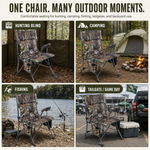 Portable Adjustable Hunting Chair with Swivel & Heated - 5