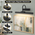 Battery Operated Picture Light – Rechargeable LED with Remote & Timer - 5