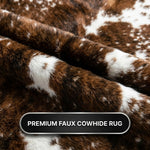 Faux Cowhide Rug – Animal Print Area Rug for Living Room, Bedroom & Office - 5