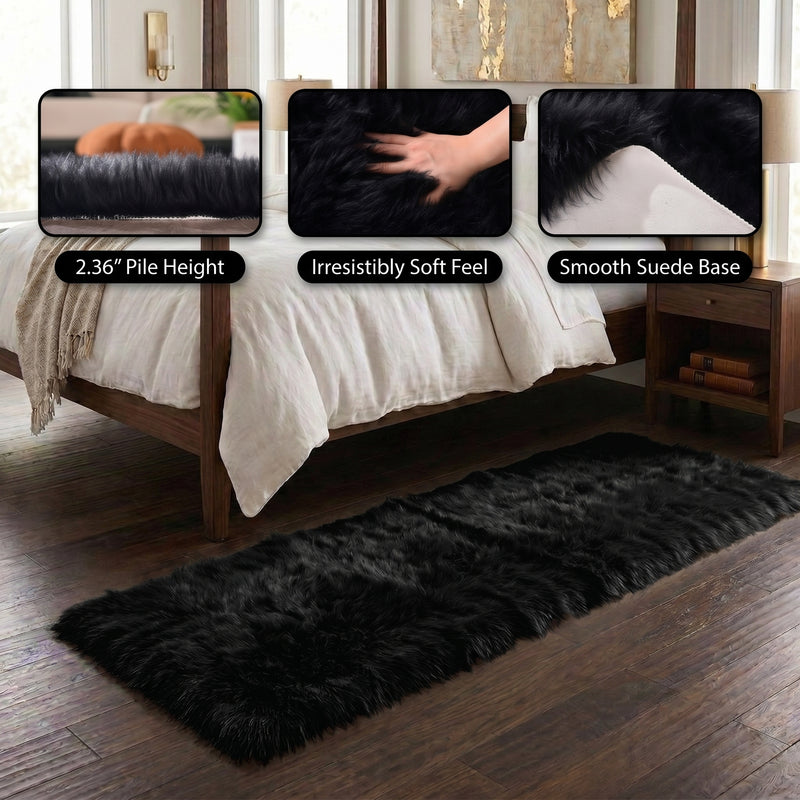 Faux Sheepskin Rug – Ultra Soft Fluffy Area Rug | Trufairs - 5 (replacement)
