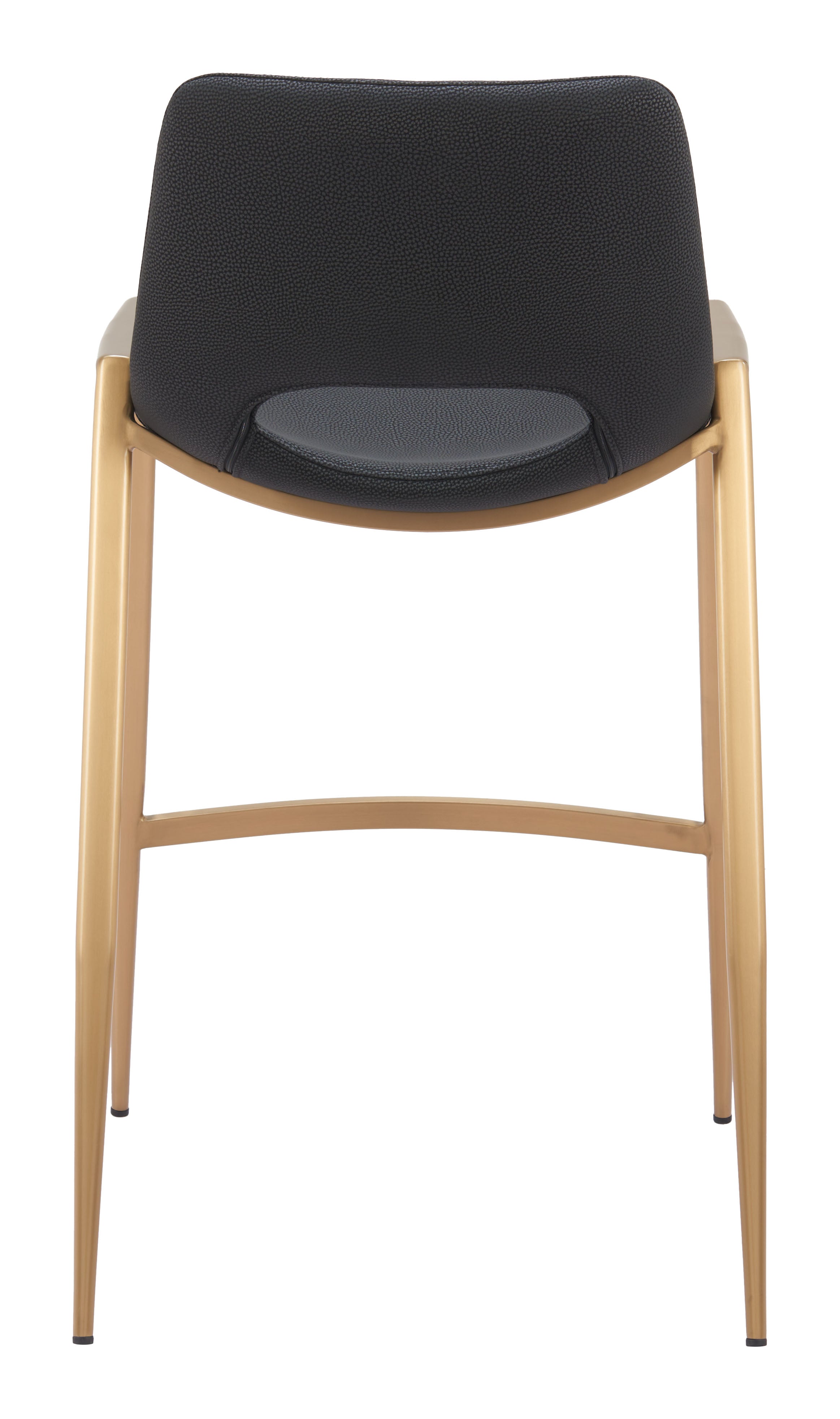 Desi Counter Stool Black & Gold