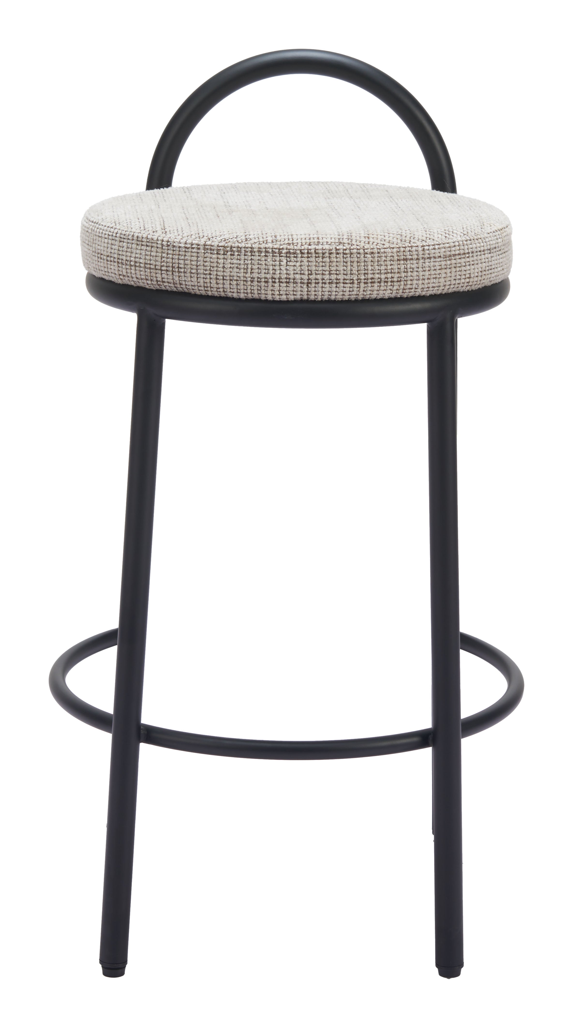 Sisal Counter Stool (Set of 2) Beige Tweed