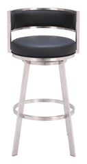 Gimsby Swivel Barstool Black