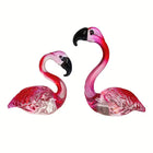 Glass Flamingo Figurine – Hand-Blown Art Glass Decor