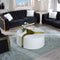 WHITE ROUND COFFEE TABLE TYPE B