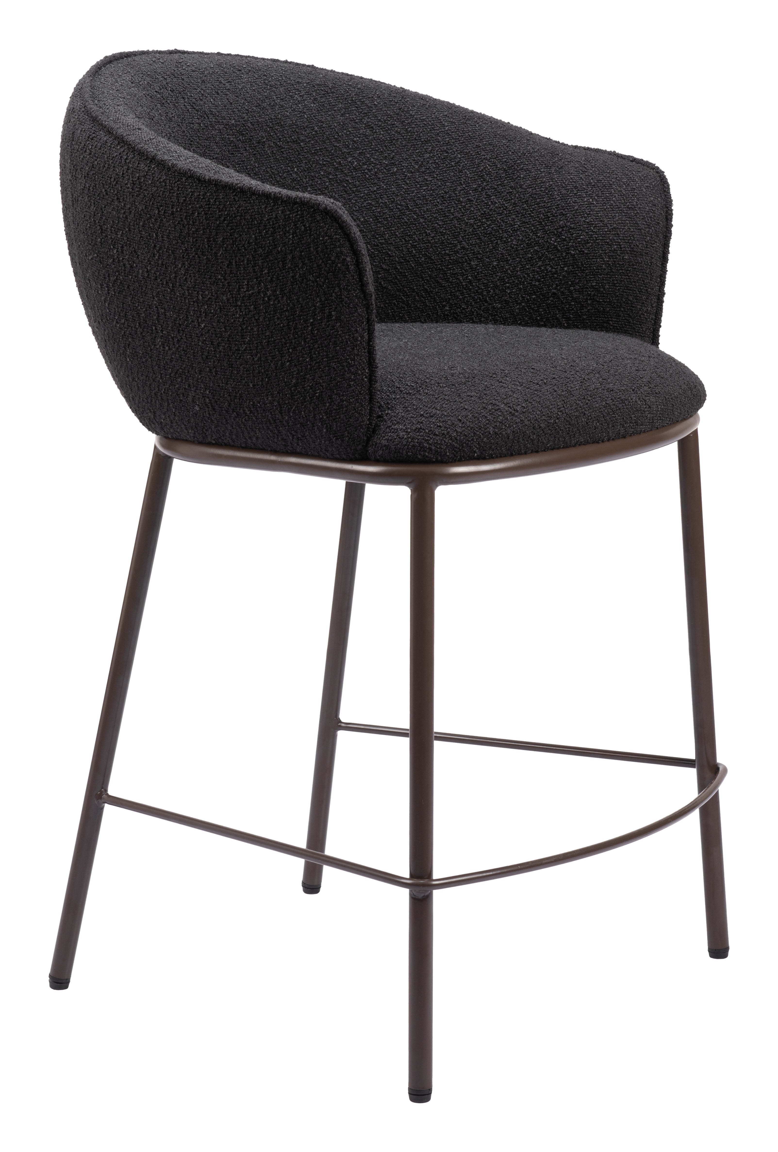 Essen Counter Stool Black & Bronze