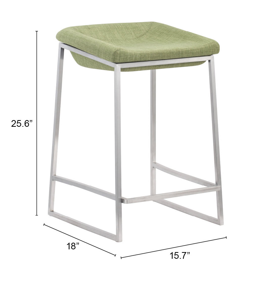 Lids Counter Stool Green