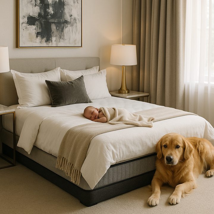 Luxurious Plush Gel Memory Foam Hybrid Sleep System - Queen Size