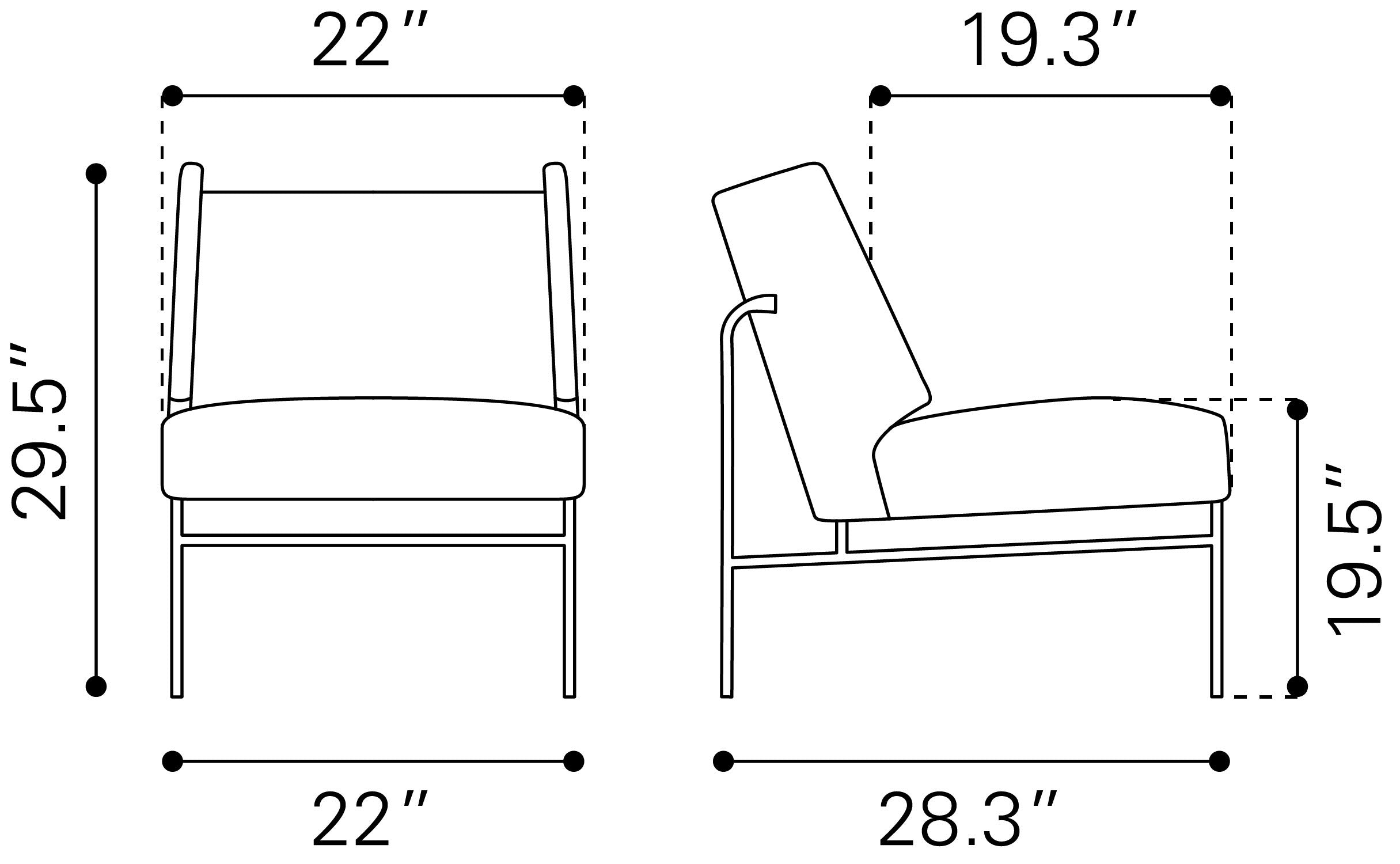 Atlanta Accent Chair Green