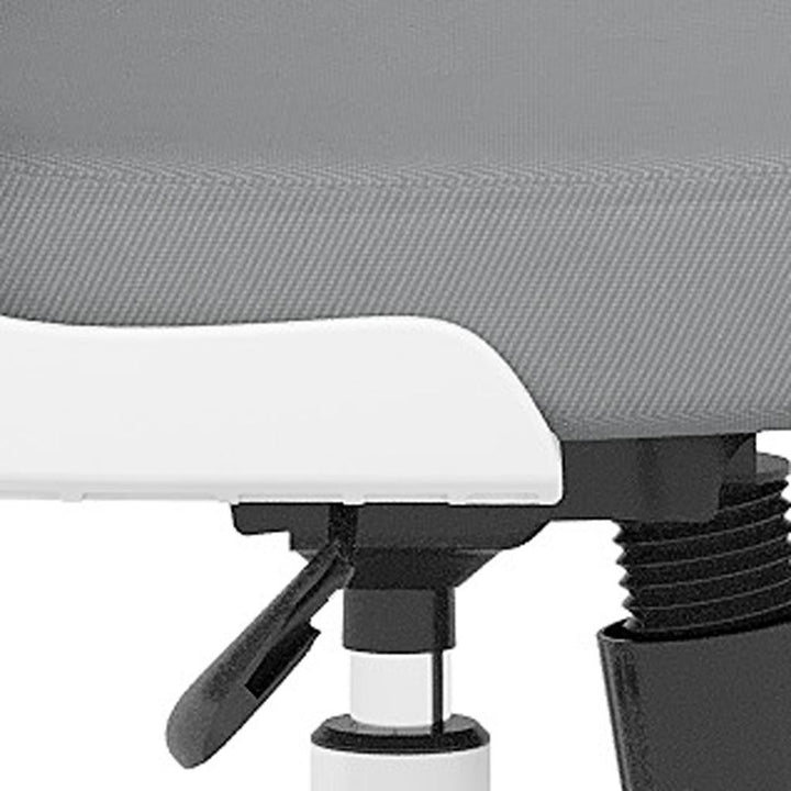 Ergonomic Office Chair Home Computer Desk Chair Adjustable Lumbar Support Flip Up Armrests Breathable Mesh Seat with Headrest Grey