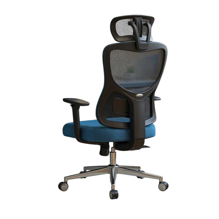 Ergonomic Mesh Office Chair High Back Computer Desk Chair Adjustable Headrest Lumbar Support 3D Armrests Black