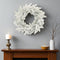 Winter Elegance Eucalyptus Wreath – Festive Flocked Charm | Artificial Holiday Decor | Trufairs