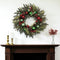 Holiday Magnolia Pine Ornament Wreath – Festive Multicolor Christmas Circle | Indoor Decor | Trufairs