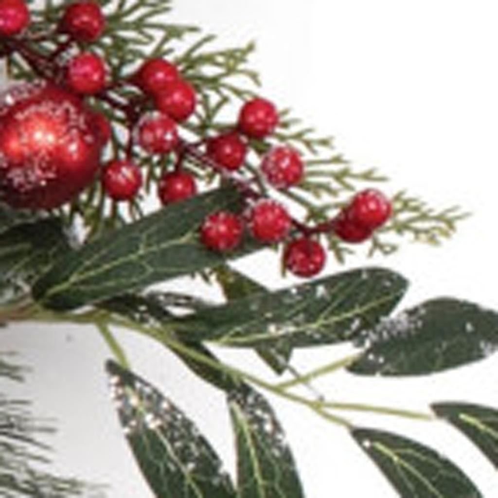 Festive Pine Berry Ornament Wreath – Lush Holiday Charm | Christmas Decor | Trufairs