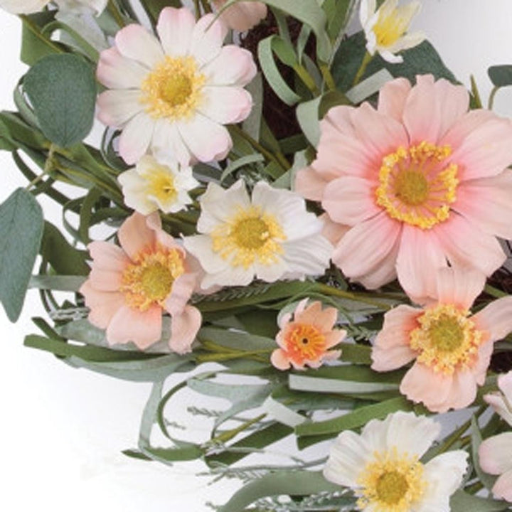 Spring Daisy Maple Wreath – Vibrant Bloom Accent | Indoor Decor | Trufairs