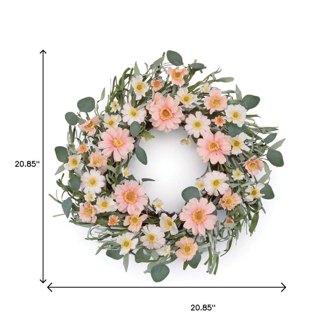 Spring Daisy Maple Wreath – Vibrant Bloom Accent | Indoor Decor | Trufairs